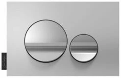 Plaque De Commande Blanc Mat Et Chrome Brillant JACOB DELAFON