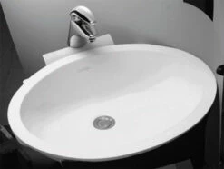 Vasque Ovale 49,8x38,5cm à Encastrer Blanc JACOB DELAFON