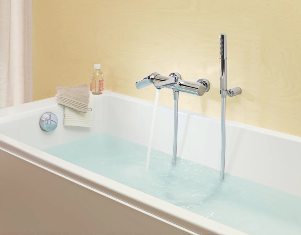 Mitigeur ALEO Bain-douche Mural Chromé JACOB DELAFON 2 Mitigeur ALEO Bain-douche Mural Chromé JACOB DELAFON – Image 2