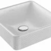 Vasque à Poser VOX SIGNATURE 40 X 40 Cm, Avec Trop-plein Bistrot JACOB DELAFON