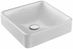 Vasque à Poser VOX SIGNATURE 40 X 40 Cm, Avec Trop-plein Bistrot JACOB DELAFON