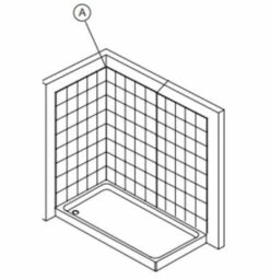 Cornière D'angle Panneau Flight Blanc 2,1 M JACOB DELAFON