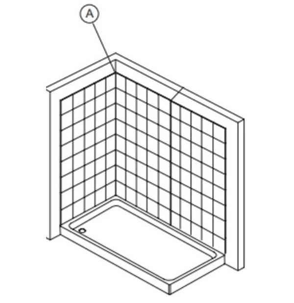 Cornière D'angle Panneau Flight Blanc 2,1 M JACOB DELAFON 1 Cornière D'angle Panneau Flight Blanc 2,1 M JACOB DELAFON